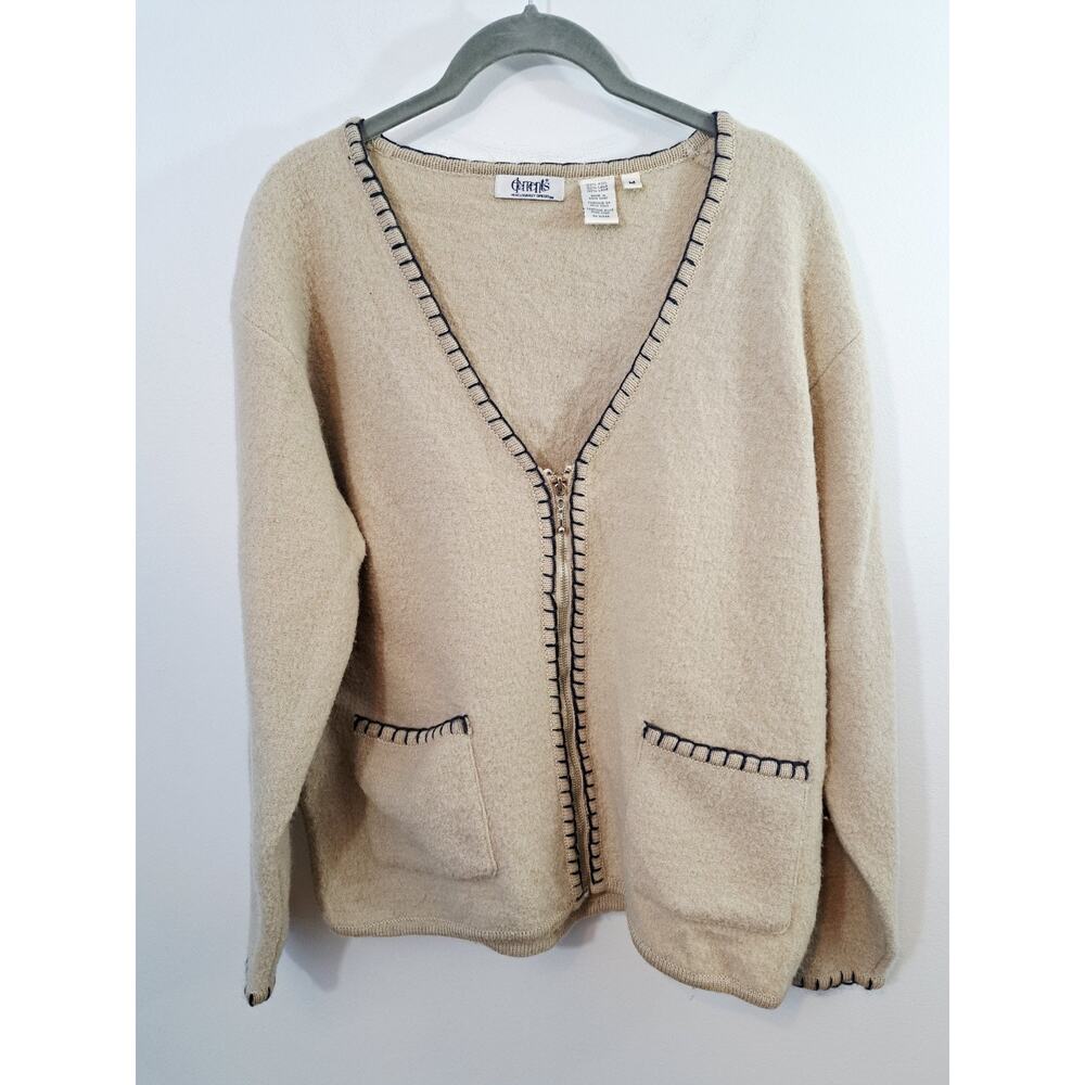 Beige Women's Cardigan Sweater
